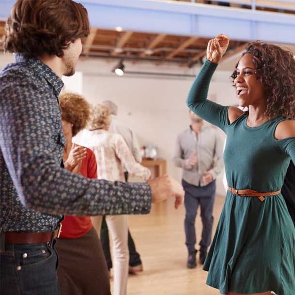 Couples taking dance lessons at Arthur Murray Green Brook