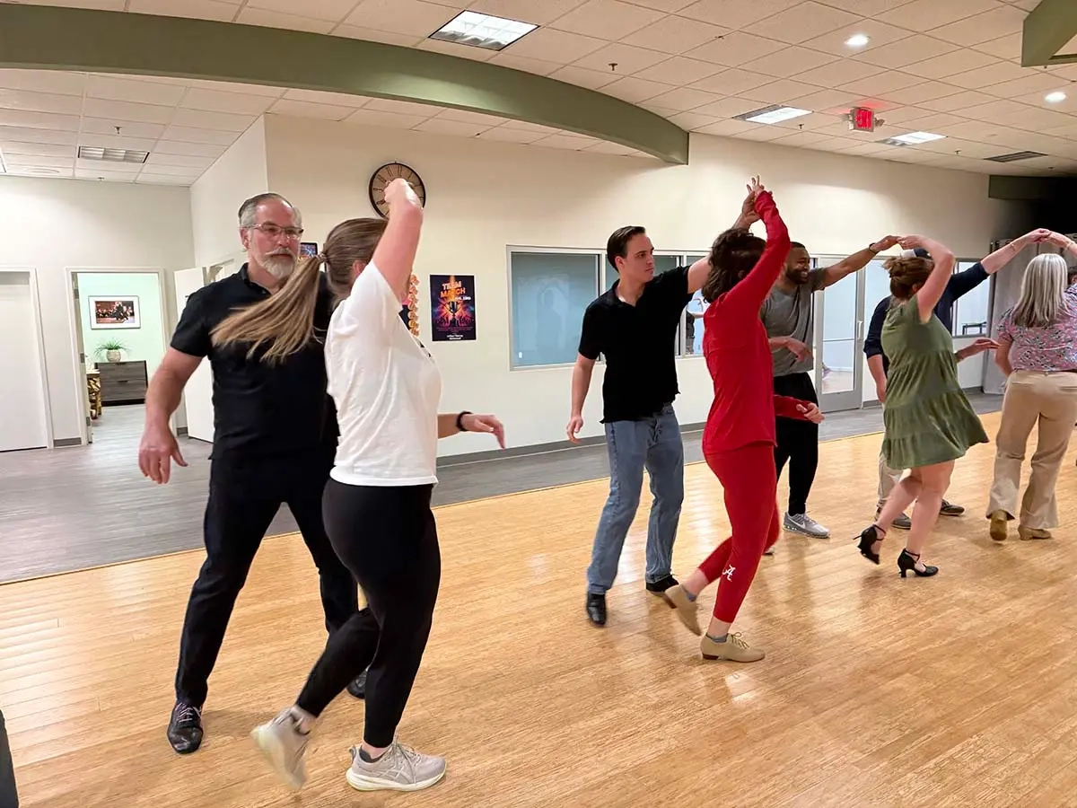 Couples social dancing at Arthur Murray Green Brook Studio