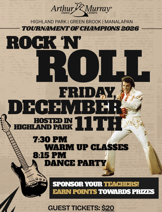 Rock 'N' Roll TOC 2026 Dance Party Arthur Murray Highland Park