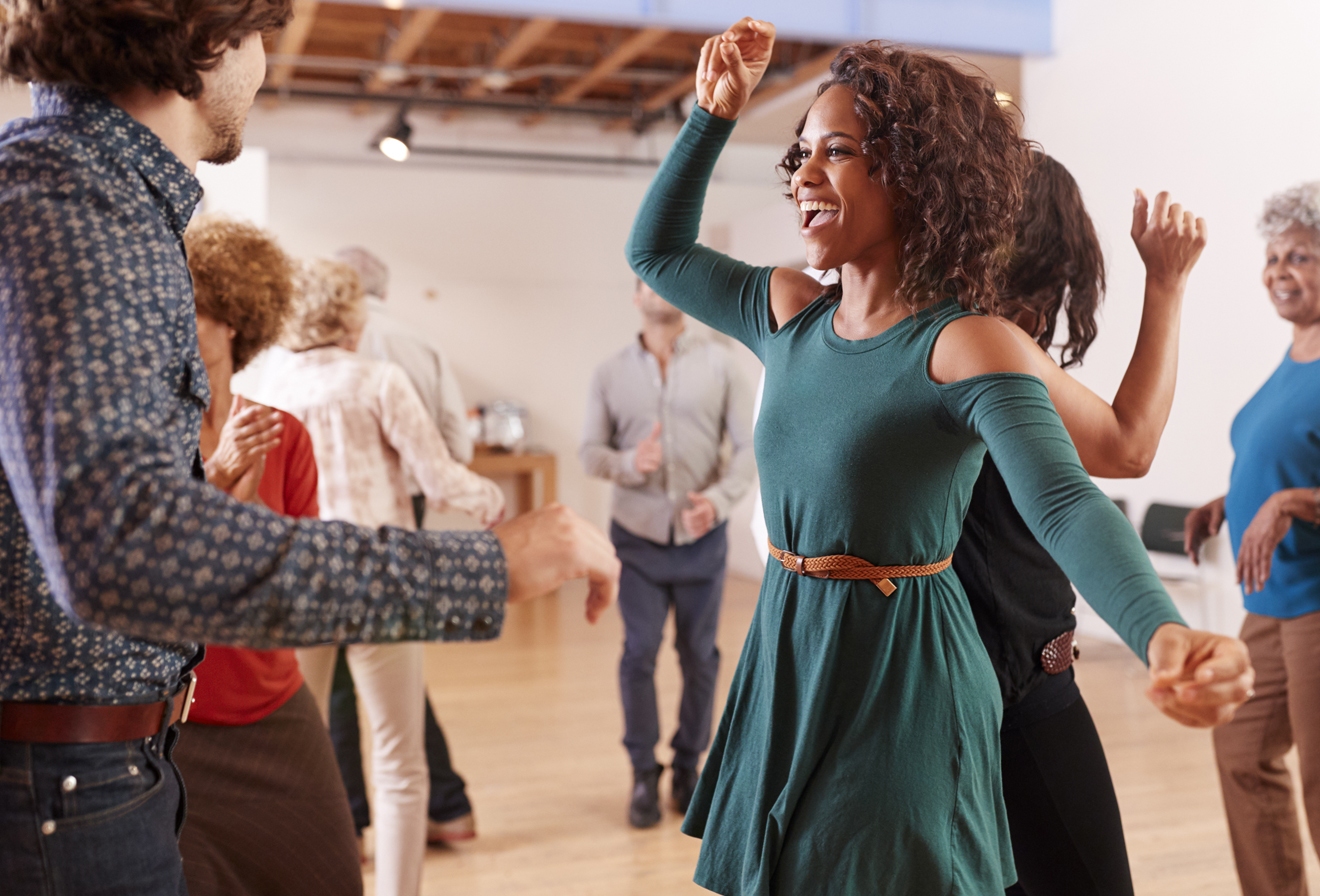 Singles taking dance lessons at Arthur Murray Green Brook