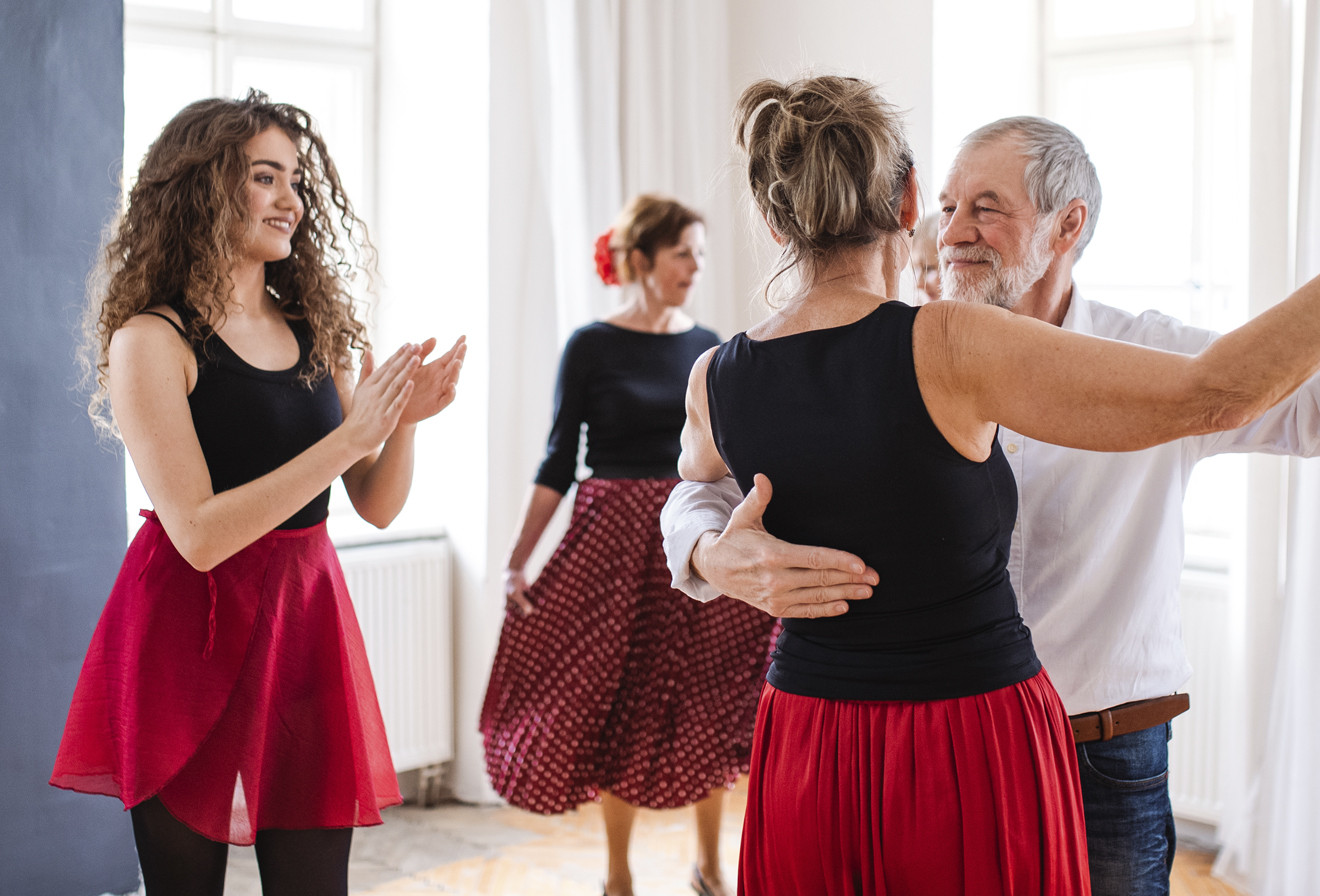 Social dance environment for adults in Green Brook NJ